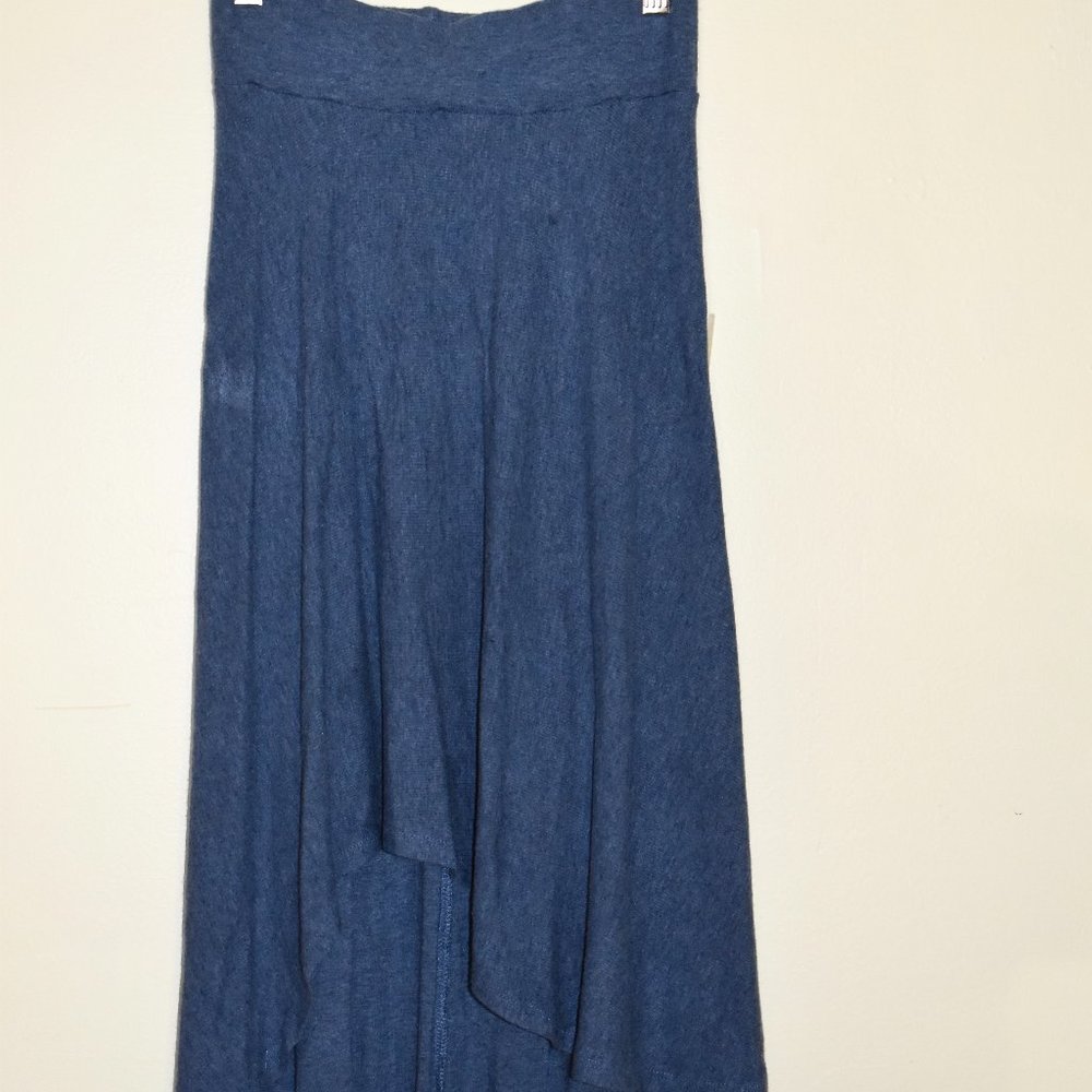 Bordeaux/ Anthropologie high-low skirt